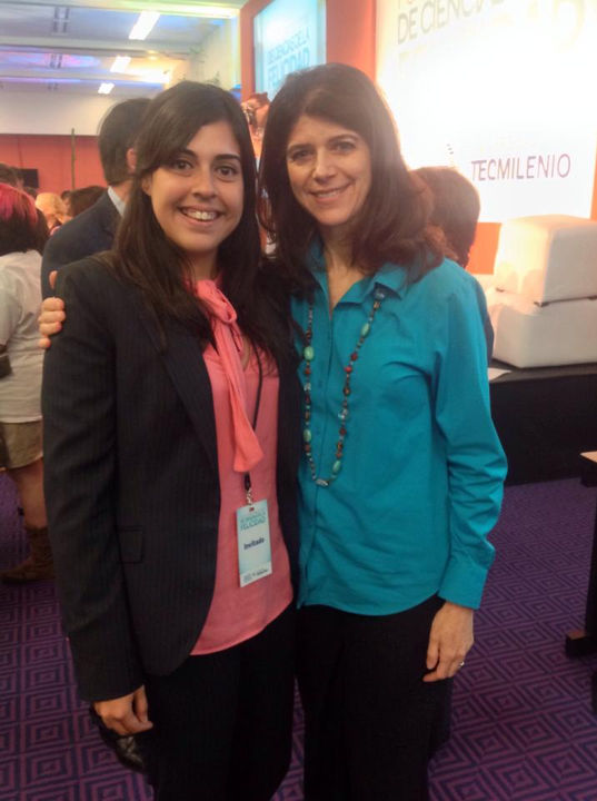 Alejandra Barba con Margarita Tarragona